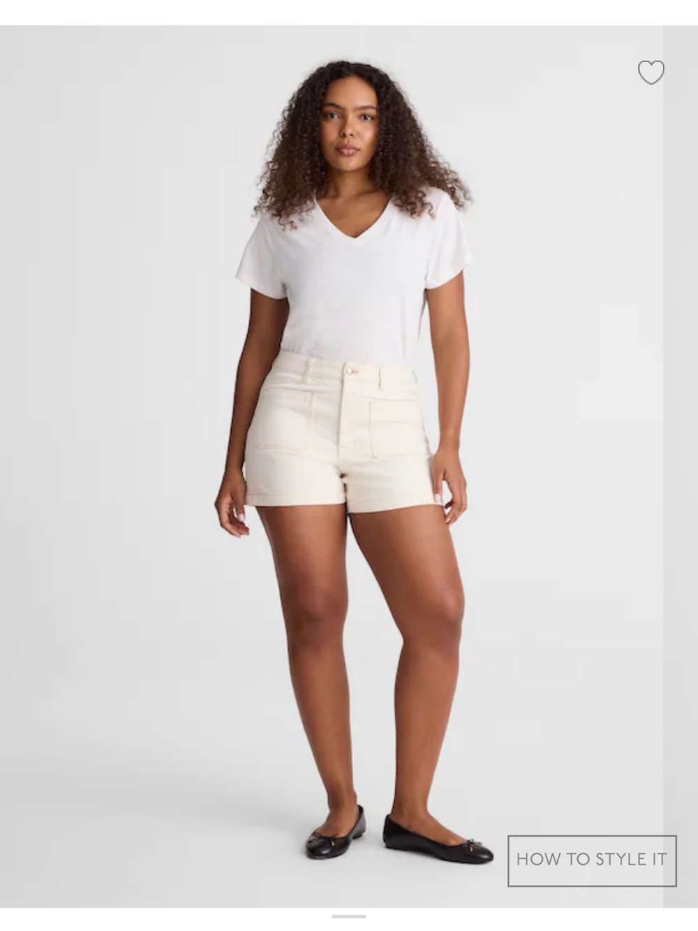 Madewell Curvy Emmy Denim Short size 28 NWT vintage canvas